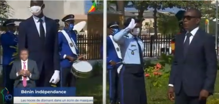 60ème anniversaire de l’indépendance du Bénin : Patrice Talon a déposé le gerbe