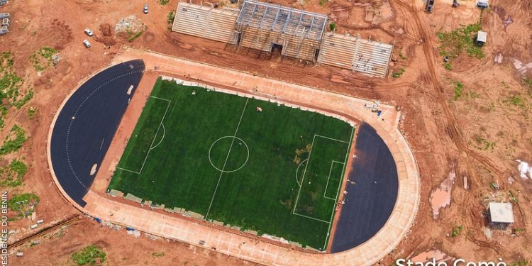 Construction des 22 stades omnisports au Bénin : 75 à 80% de taux d’exécution
