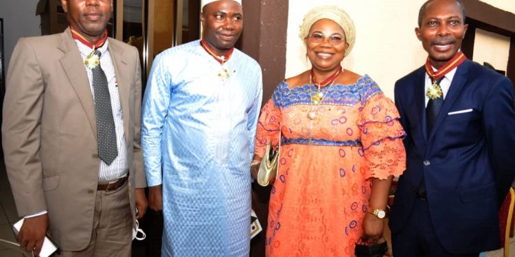 Ordre national du Bénin : Le Vp Ashanti et 3 autres conseillers de la 5ème mandature de la Haac décorés