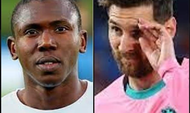 Pour son 1er match sous les couleurs du PSG : Lionel Messi croise les crampons avec le béninois Jordel Dossou en septembre