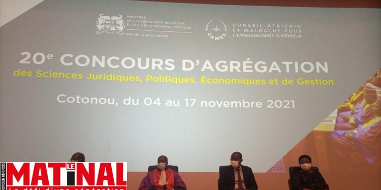 Sciences juridiques, politiques, économiques et de gestion : 200 candidats planchent à Cotonou pour l’Agrégation du Cames
