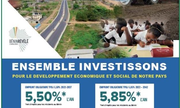 Emprunt obligataire 2022 du Bénin : But de l’opération et destination des fonds mobilisés