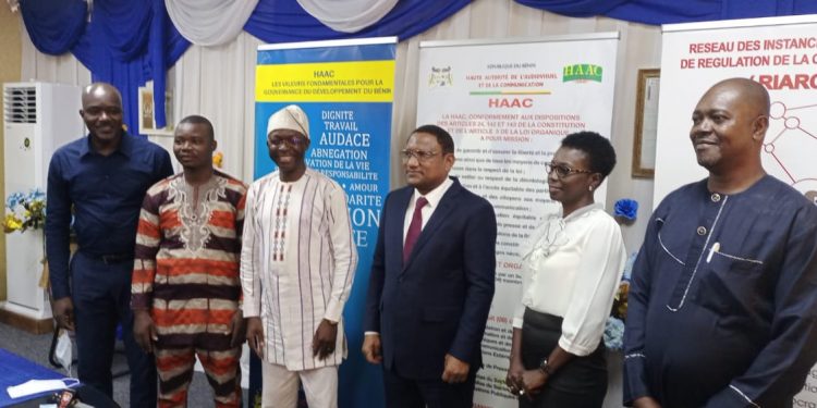 Audience à la Haac : Le Syntrap-Bénin et l’Aac-Bénin au cabinet de Rémi Prosper Moretti