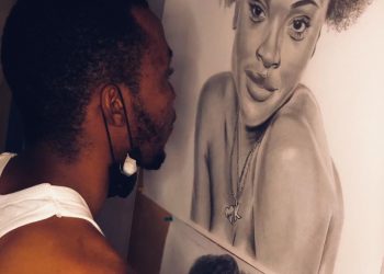 L'une des oeuvres de l'artiste Kenneth Agbahoungba