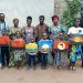 Les tableaux réalisés par les enfants formés