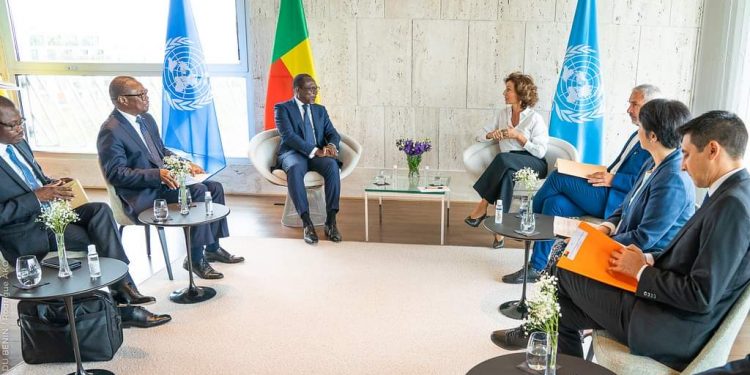 En marge de la Ref 2022 : Tête-à-tête entre Talon et la Dg de l’Unesco  
