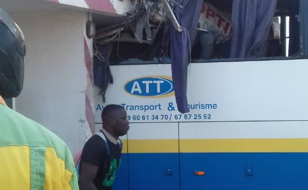 Parakou: Un bus fonce sur un immeuble et fait des blessés