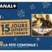 Récompense de la fidélité des abonnés du 10 au 30 novembre : Décodeur Canal+ à 5000 FCfa, 15 jours de toutes les chaînes offerts
