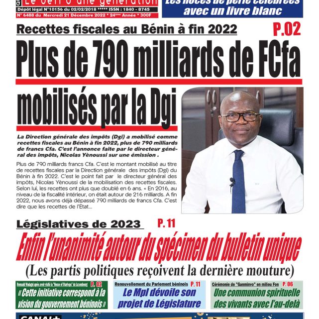 Le Matinal du 21 décembre 2022