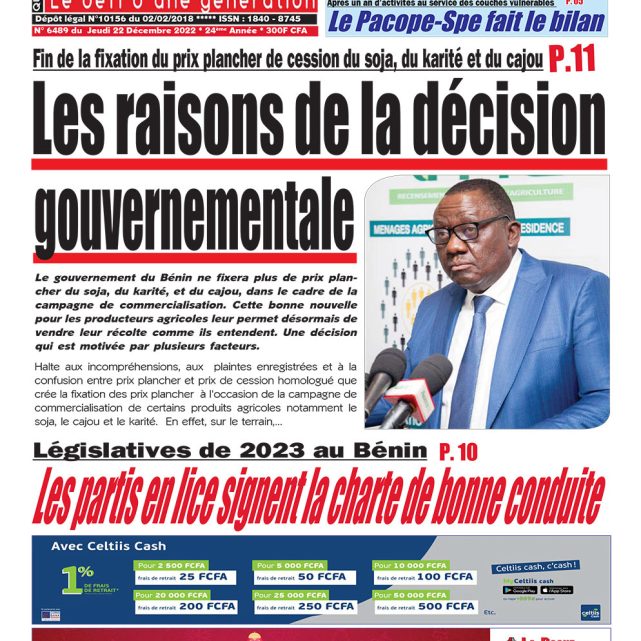 Le Matinal du 22 décembre 2022