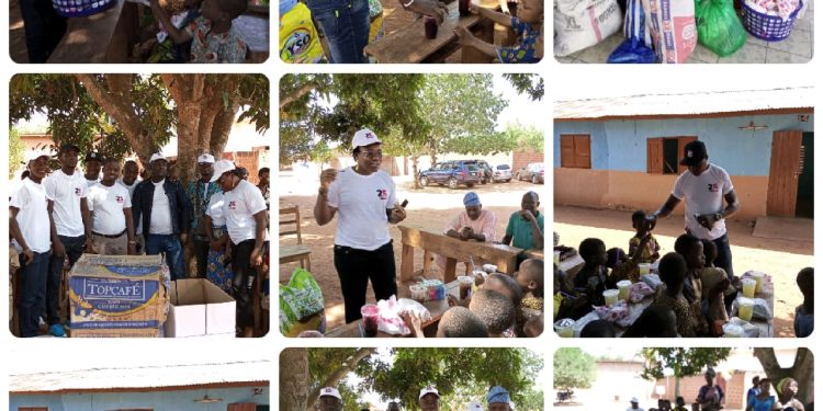 Célébration des 25 ans de « Le Matinal » : Des kits alimentaires et vestimentaires offerts à Village des orphelins « Sos Vikponagninou »