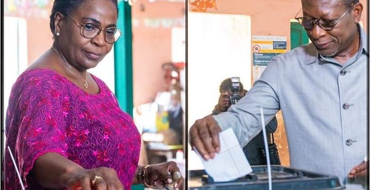 Législatives 2023 au Bénin : le couple présidentiel a voté à l’Epp Charles Guillot à Cotonou