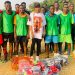 Don de matériels sportifs aux U20 de Tsb Académy Fc : Rafiatou Gbera offre des équipements pour encourager les jeunes talents
