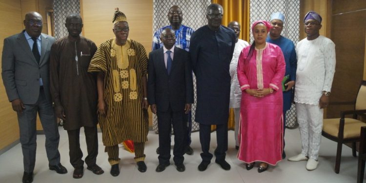 Législatives 2023 au Bénin : Une mission d’observation de la Cedeao au cabinet du président de la Cour constitutionnelle