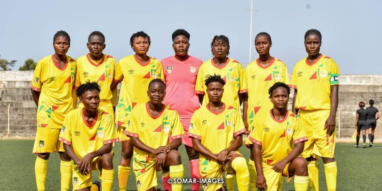 Match Amical féminin : Les Écureuils dominent l&rsquo;équipe double championne du Bénin