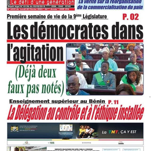 Le Matinal du 20 février 2023