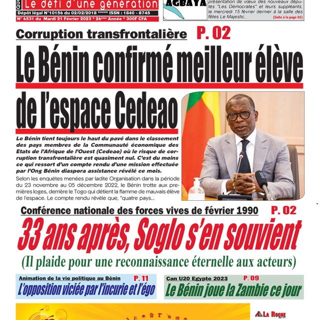 Le Matinal du 21 février 2023