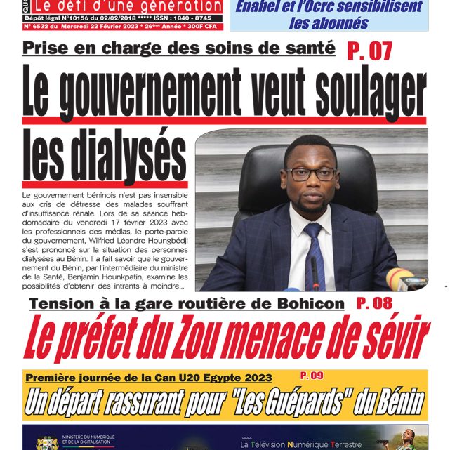 Le Matinal du 22 février 2023