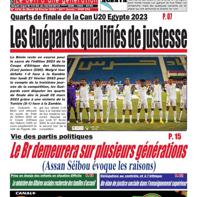 Le Matinal du 28 février 2023