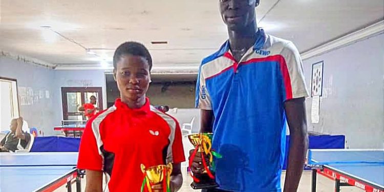 Tournoi Dolph Amandji de tennis de table : Stécy Amandji et Amir Adou, vainqueurs de l&rsquo;édition 2022