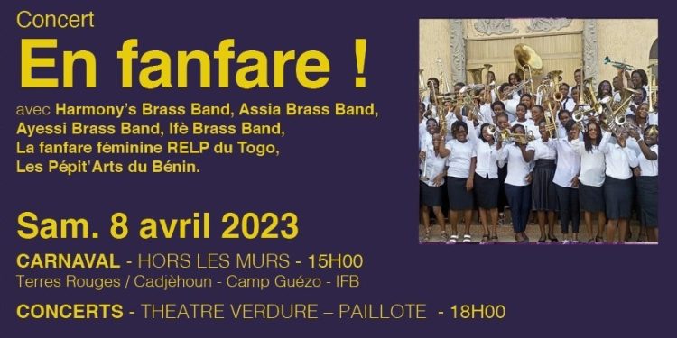 Concert «En fanfare» à l’Institut français du Bénin : Cinq groupes musicaux se produisent sur scène ce samedi