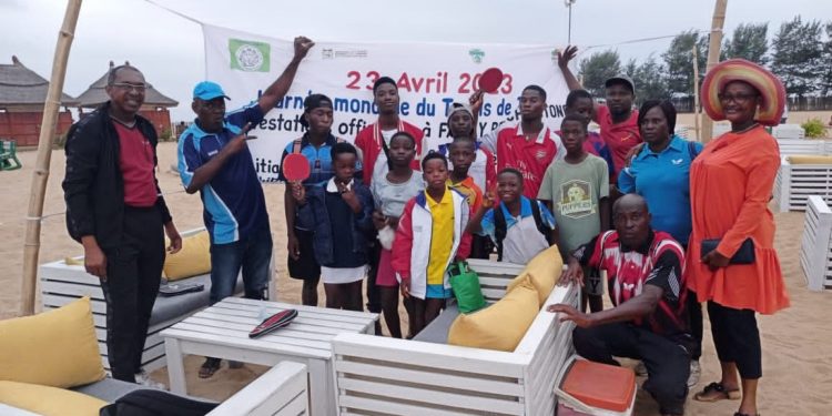 « Journée mondiale du tennis de table » à Cotonou : Le « 23 avril » célébré à travers du Beach ping pong