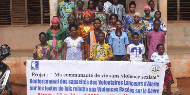 Projet « Ma communauté de vie sans violence sexiste » : Les Volontaires Lanceurs d’Alerte s’approprient les lois sur les Vbg