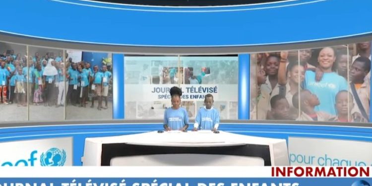 Célébration en différée de la Jrtv au Bénin : L’Unicef et les enfants donnent de la voix à travers un journal télévisé spécial sur Canal 3 Bénin