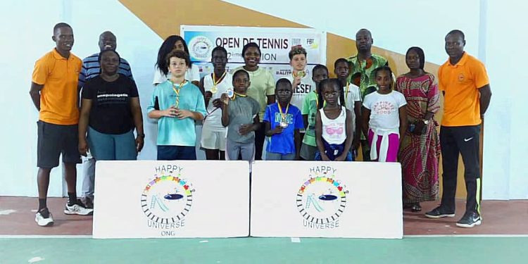 Test de niveau au Chums de Cotonou : Les pensionnaires de la section tennis évalués