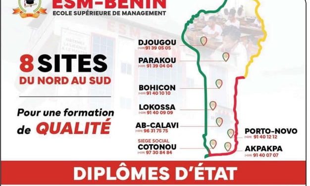 Formation universitaire : Esm-Bénin conforte sa présence dans plusieurs villes