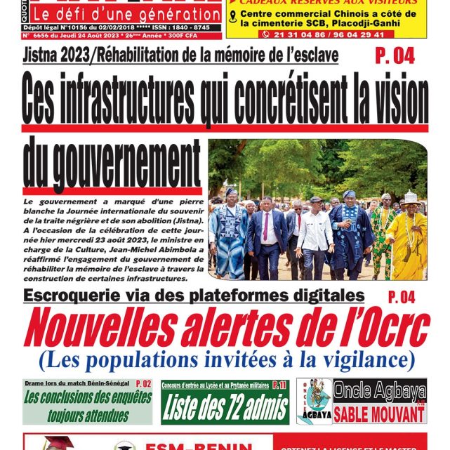 Le Matinal du 24 août 2023
