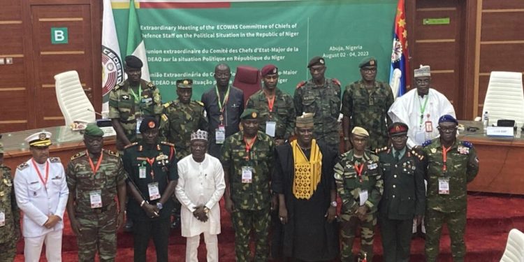 Eventuelle intervention militaire de la Cedeao au Niger: Les chefs d&rsquo;état-major définissent les modalités