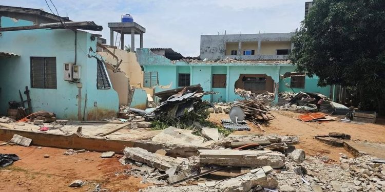 Conflit domanial à Tankpè : Une vingtaine de ménages délogés