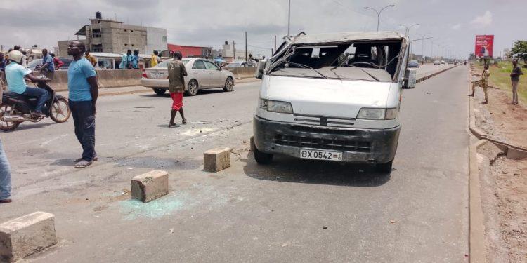 Pk 18, route de Porto-Novo : Des blessés graves dans un accident