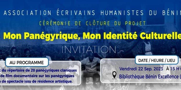 Projet « Mon panégyrique, mon identité culturelle » : Trois activités prévues ce jour