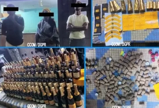 Bénin : Un réseau de fabrication de champagnes et liqueurs frelatés détruit à Cotonou