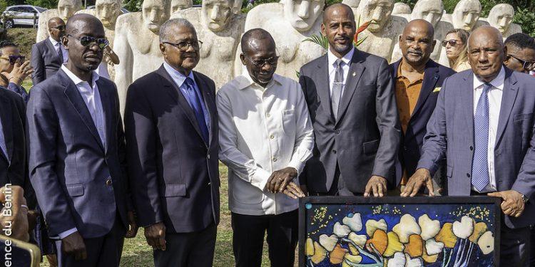 Au Mémorial du Cap 110 en Martinique : Talon rend hommage aux déportés africains victimes de la traite des Noirs