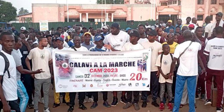 Calavi à la marche 2023 : Une 3ème édition réussie pour EBeN Sport et Solidarité