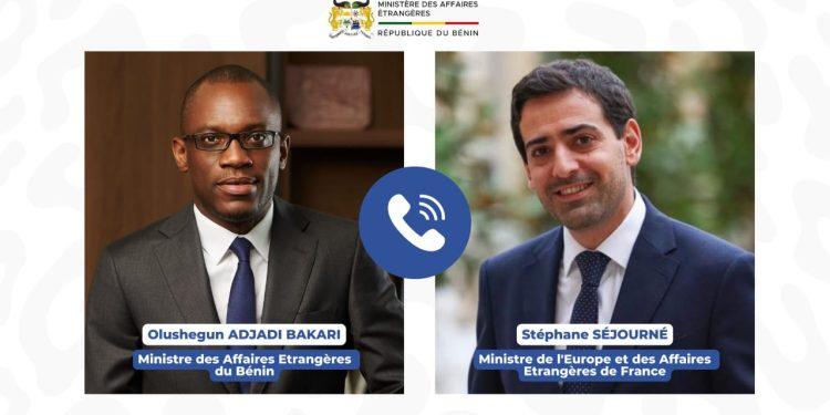 Diplomatie : Olushegun Bakari échange avec son homologue français