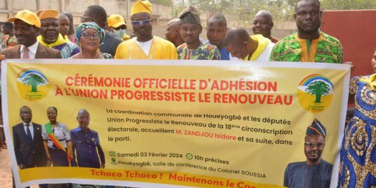 18ème Circonscription électorale : Isidore Zandjou et son équipe adhèrent à l’Up Le renouveau