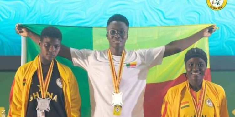 13ème Jeux africains : Marie Rose Lalèyè offre deux Or au Bénin au Bras de fer sportif