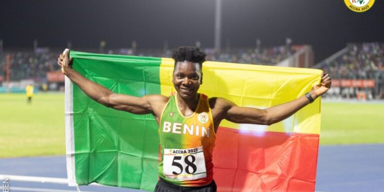 13èmes Jeux africains Accra 2023 : Le Bénin remporte une 3ème médaille en Or grâce à Odile Ahouanwanou