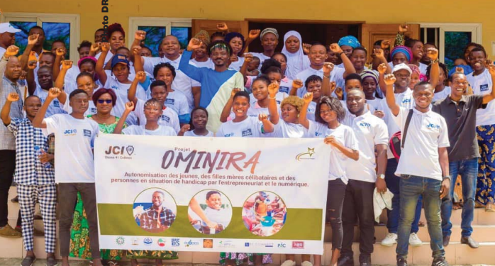 Projet « Ominira » de la Jci Dassa 41 Collines : Augustin Kintokonou met 120 jeunes sur la voie de l’autonomie
