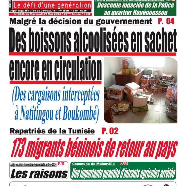 Le Matinal du 29 mai 2024