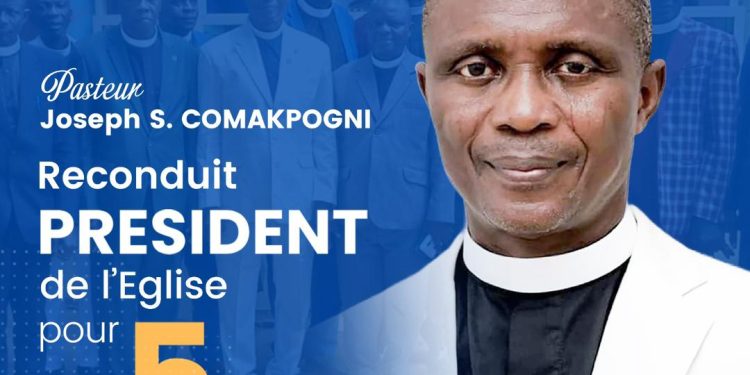 Présidence de l’Eglise Apostolique du Bénin : Pasteur Comakpogni Stanislas Joseph reconduit pour un nouveau mandat