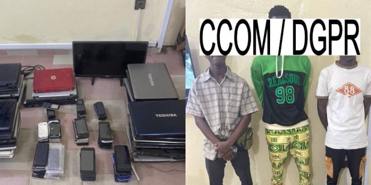 Viol, vol, recel et complicité à Godomey : Trois individus interpellés par la Police républicaine