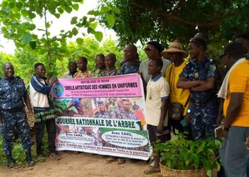 Le Cahu n'est pas resté en marge de la Journée nationale de l'arbre au Bénin. Elle a mis en terre 1000 plants à Bohicon.