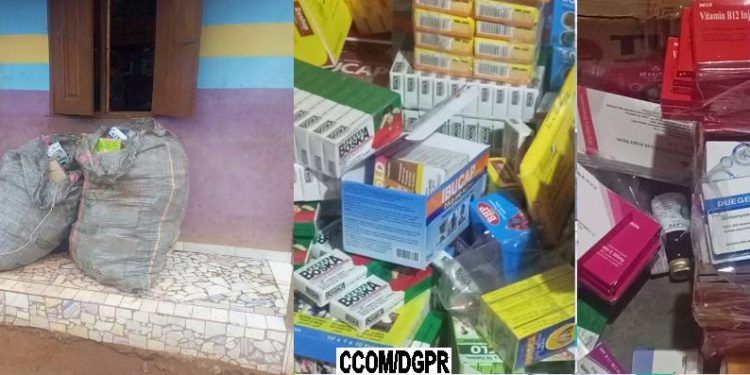 Dans le département du Plateau, la Police républicaine a démantelé une pharmacie clandestine à Adja-Ouèrè.