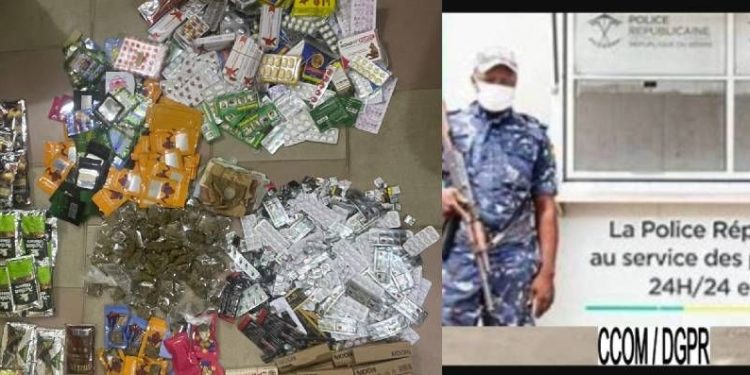 Commercialisation des boissons en sachet et des produits psychotropes: 13 individus interpellés par la Police à Godomey