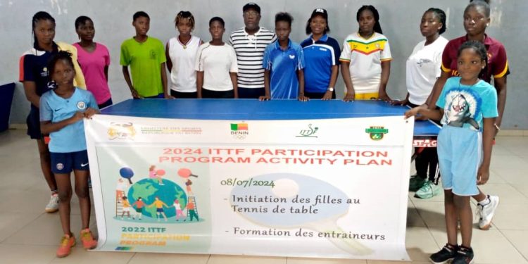 Tennis de table au Bénin : Francis Dossou promeut l&rsquo;initiation des filles à travers un camp
